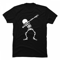 dabbing skeleton shirt